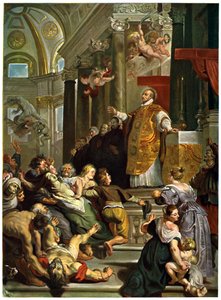 Glorie van St. Ignatius van Loyola (1616) door Rubens door Peter Paul Rubens